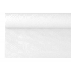 Obrus w roli papierowy jednorazowy biały 9mx1,2m - 1
