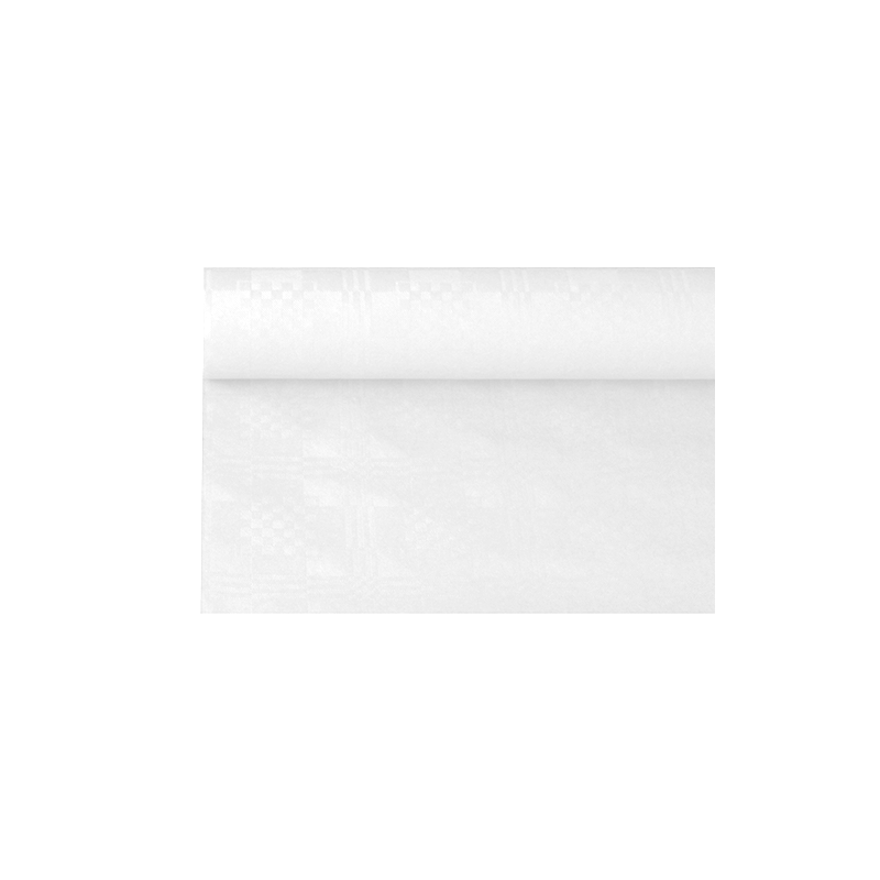 Obrus w roli papierowy jednorazowy biały 9mx1,2m - 1