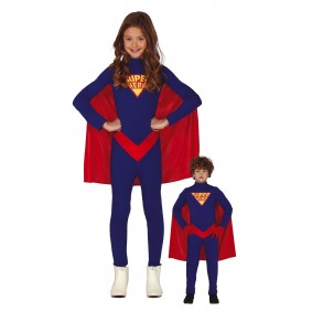 Strój dla dzieci Superbohater (kombinezon z peleryną) - 1