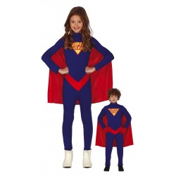 Strój dla dzieci Superbohater kombinezon peleryna