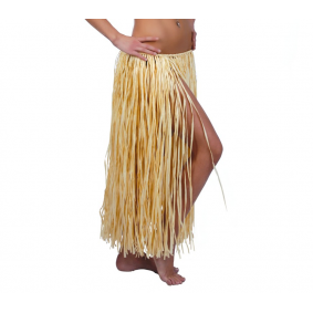 Spódnica hawajska słomiana naturalna 75cm strój - 1
