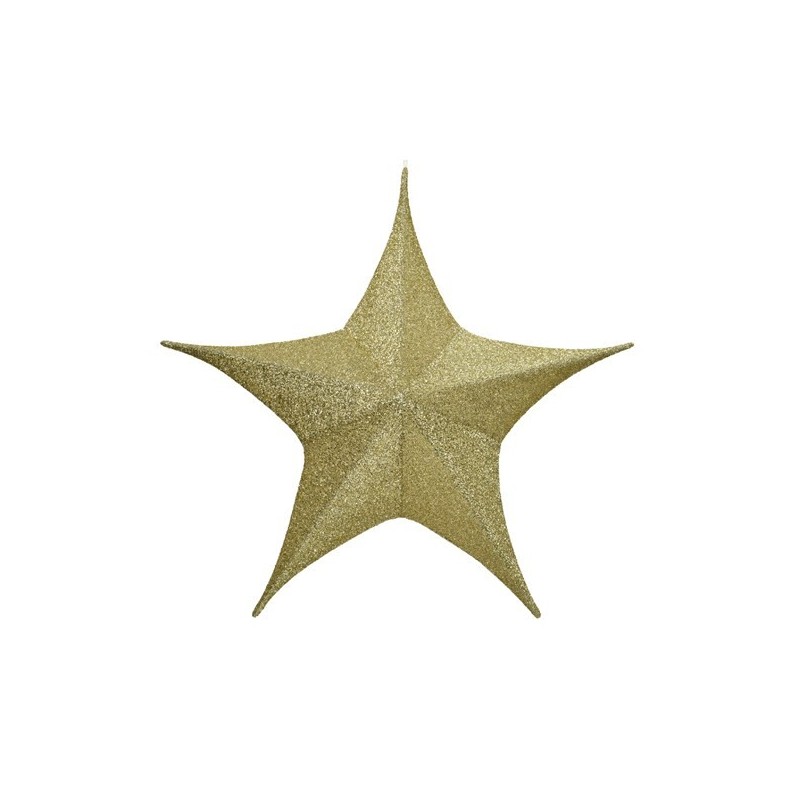 Gwiazda złota z brokatem 135cm - 1