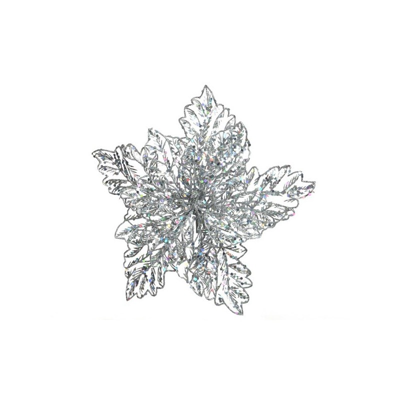 Gwiazda betlejemska srebrna 23,5x10cm - 1