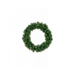 Wianek okrągły zielony świąteczny z igliwia 45cm