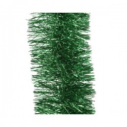 Łańcuch na choinkę ozdoba 70mm zielony natura 1,8m