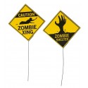 Znak Uwaga Zombie 21x21cm - 1