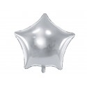 Balon foliowy gwiazdka 70cm srebrna - 1
