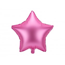 Balon foliowy gwiazdka różowa 19cali - 1
