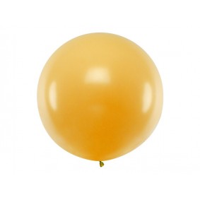 Duży balon lateksowy kula 1M złoty metaliczny - 1