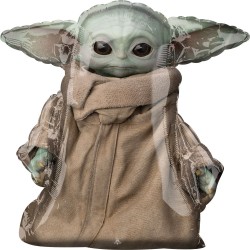 Balon foliowy AirWalker Baby Yoda duży star wars