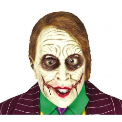 Maska na Halloween Joker lateksowa realistyczna