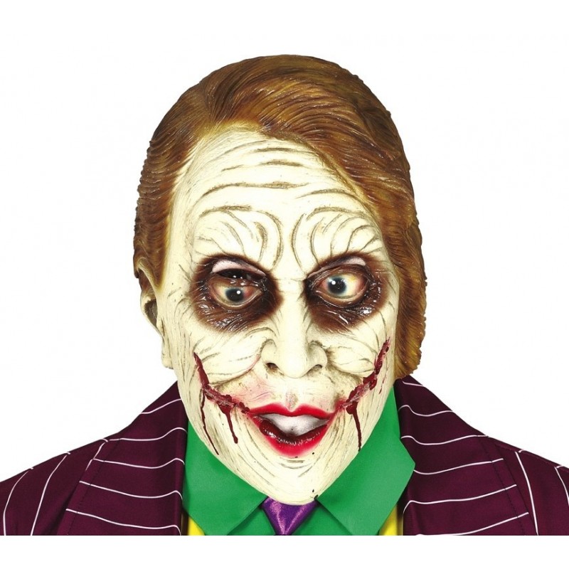 Maska lateksowa Joker realistyczna - 1