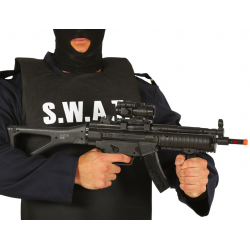 Karabin czarny policjanta lub złodzieja broń 66cm - 1