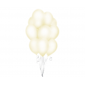 Balony lateksowe na hel makaronowe beżowe jasne - 1