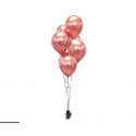 Balon 30 cm Beauty & Charm platynowy różowy 7szt - 1