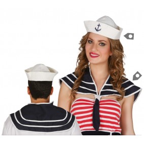 Zestaw dodatków marynarski (czapka, kołnierzyk) - 1