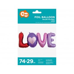 Balon foliowy litery LOVE 74cm - 2
