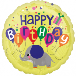 Balon foliowy urodzinowy dla dzieci dekoracja hel