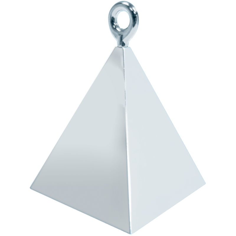 Obciążnik piramida srebrna 120g - 1
