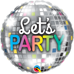 Balon 18&apos; Let&apos;s Party Disco