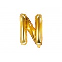 Balon foliowy litera N złota mała do napisów - 1