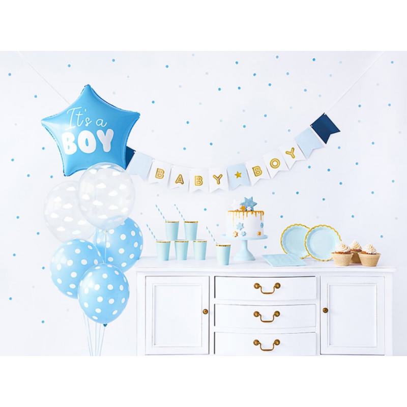 Zestaw dekoracji na Baby Shower dla chłopca ozdoby - 2