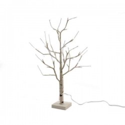 Drzewko LED brzoza zew/wew zimny biały 125 cm