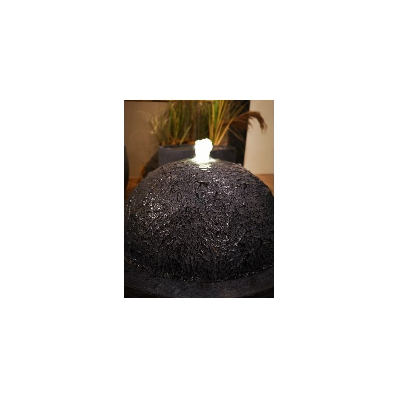 Fontanna misa led ciemno szara 36x28cm - 6
