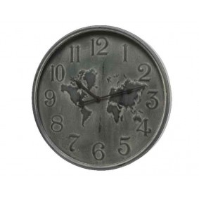 Zegar żelazny z mapą 48cm - 1