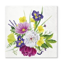 Serwetki papierowe jednorazowe wiosenne kwiaty