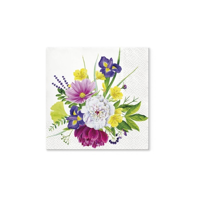 Serwetki papierowe jednorazowe wiosenne kwiaty x20 - 1