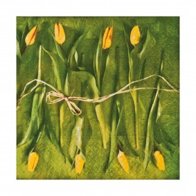 Serwetki papierowe jednorazowe wiosna kwiaty 20szt - 1