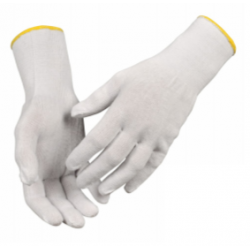 Rękawice bawełniane białe