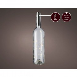 Lampki do butelki micro 15 led ciepły biały - 1