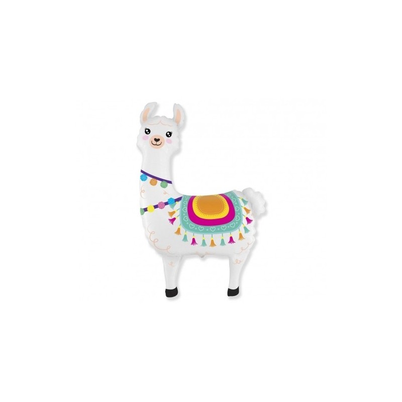 Balon foliowy kolorowy duży alpaka lama dla dzieci - 1