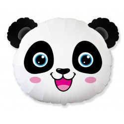 Balon foliowy urocza Panda czarno-biała zwierzęta