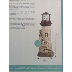 Fontanna latarnia z podświetleniem led 22x65cm - 4