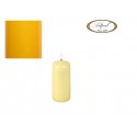 Świeca klasyczna pieńkowa lakier żółta 150/70mm - 1