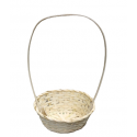 Pastelowy koszyk bambusowy wielkanocny na jajka - 4