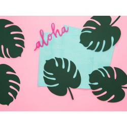 Wizytówki na stół Aloha-Monstera 14,5x11cm 6szt - 4