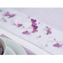 Konfetti hologarficzne motyle jasny różowy na stół - 3
