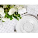 Wizytówki na stół ślubny weselny ornament biały  - 4