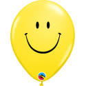 Balony lateksowe pastelowe żółty uśmiech emotki 50 - 1