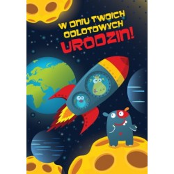Kartka urodzinowa Kosmos - 1