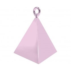 Obciążnik piramida do balonów różowy perłowy