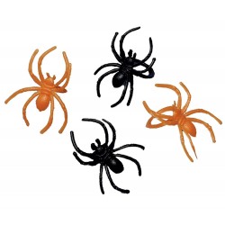 Pierścionek na Halloween sztuczny pająk gadżet