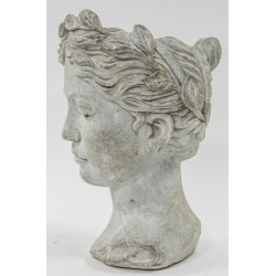 Osłonka głowa kobiety 35cm duża kamienna dekoracja - 2