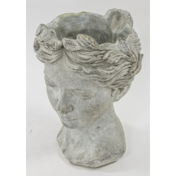 Osłonka głowa kobiety 35cm duża kamienna dekoracja - 3