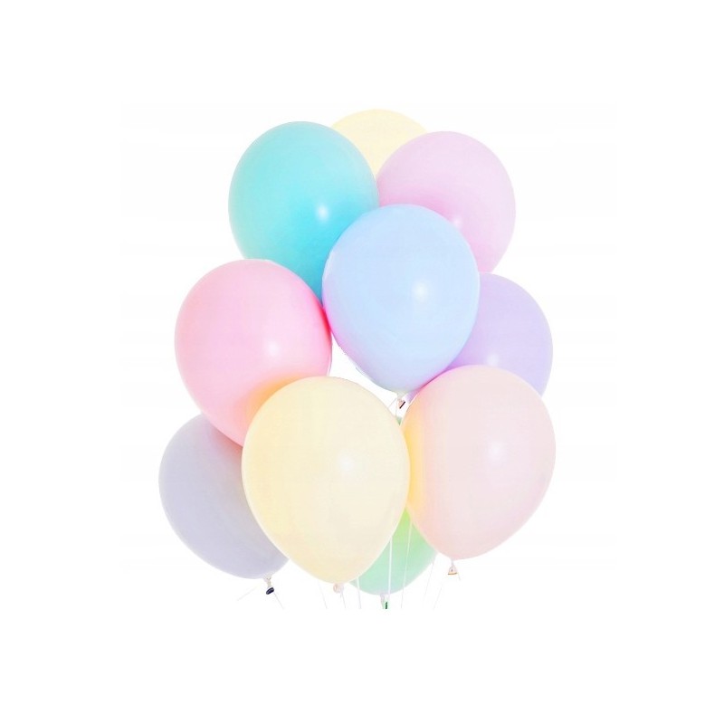 Balony lateksowe małe pastelowe pudrowe 100szt - 2