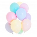 Balony lateksowe 23cm pastelowe kolorowe 100 szt - 1